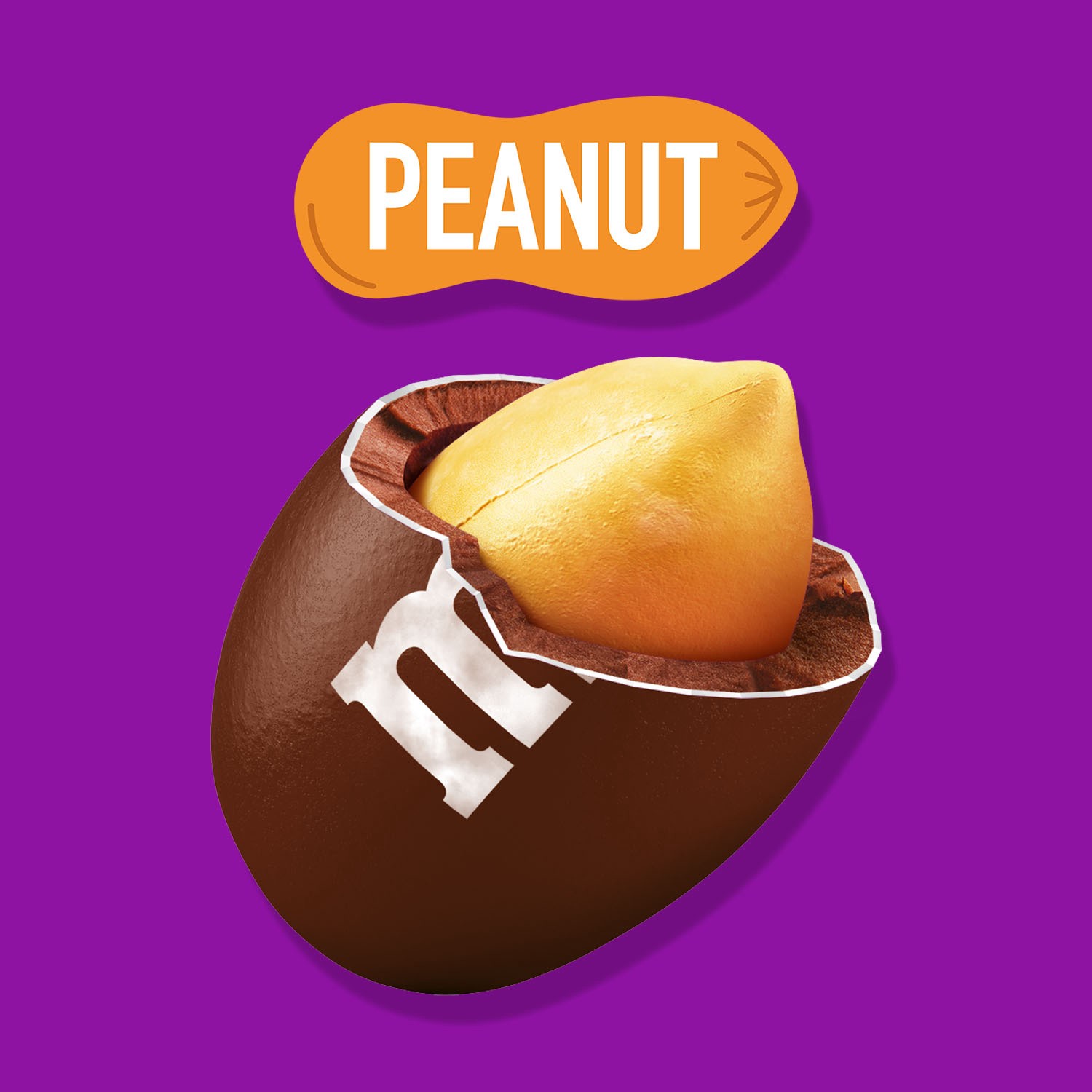 slide 5 of 5, M&M's Limited Edition Peanut Milk Chocolate Candy featuring Purple Candy, 1.74 oz Bag, 1.74 oz