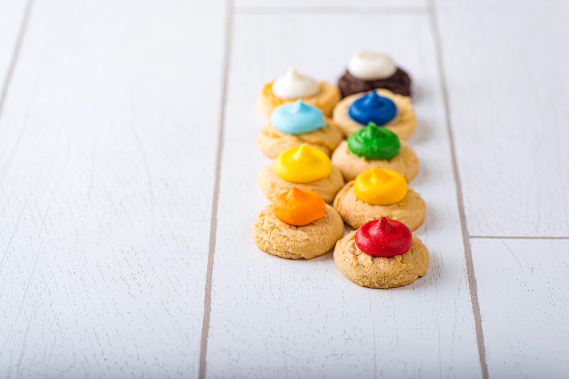 slide 2 of 5, Fall Thumbprint Baked Cookies, 9 ct