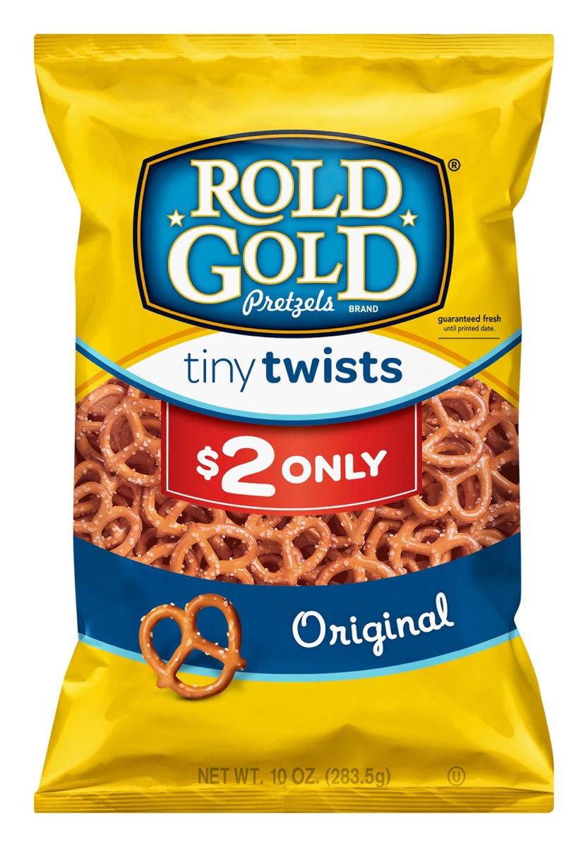 slide 1 of 4, Rold Gold Tiny Twists, 10 oz
