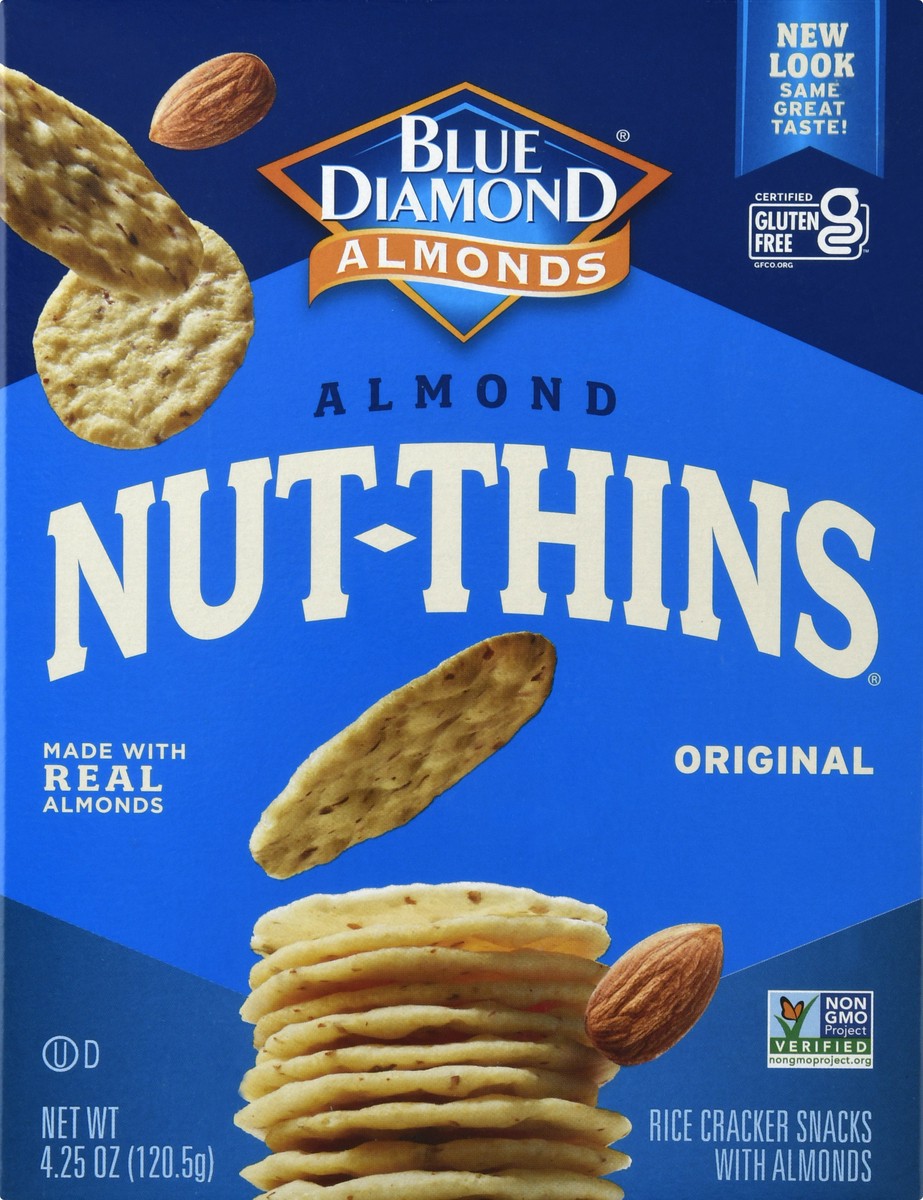 slide 4 of 13, Blue Diamond Almond Nut-thins, 4.25 oz