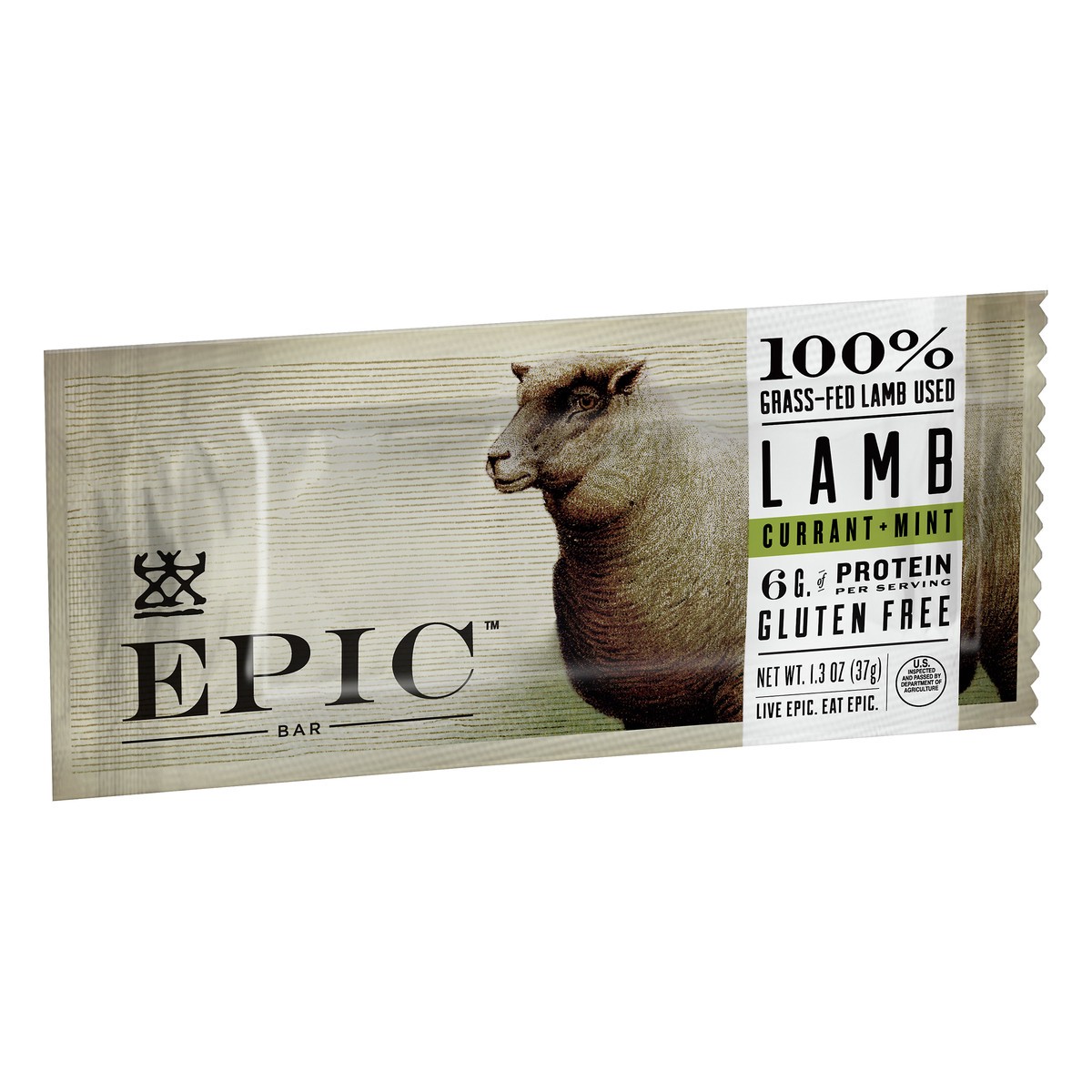 slide 4 of 5, Epic Lamb Currant + Mint Meat Bar 1.3 oz, 1.3 oz