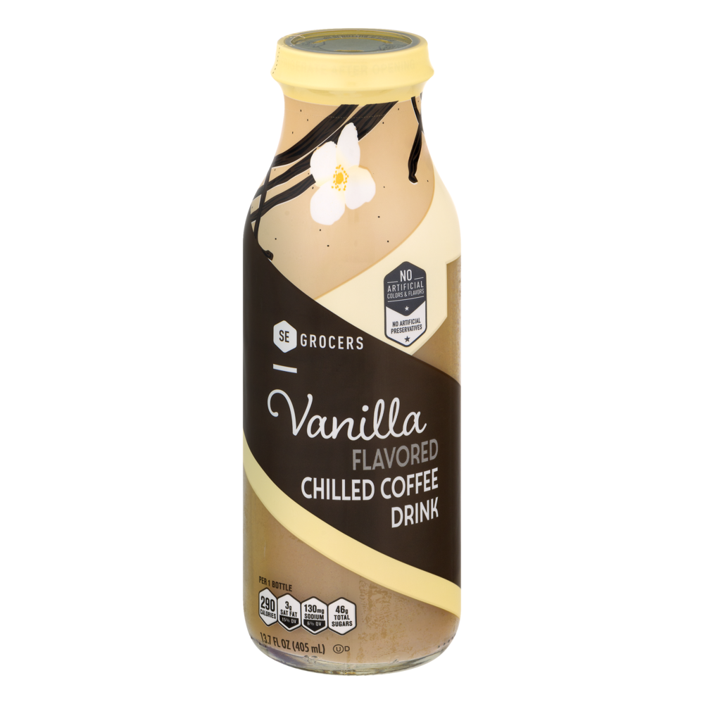 slide 1 of 1, SE Grocers Vanilla Ready To Drink Coffee, 13.7 oz
