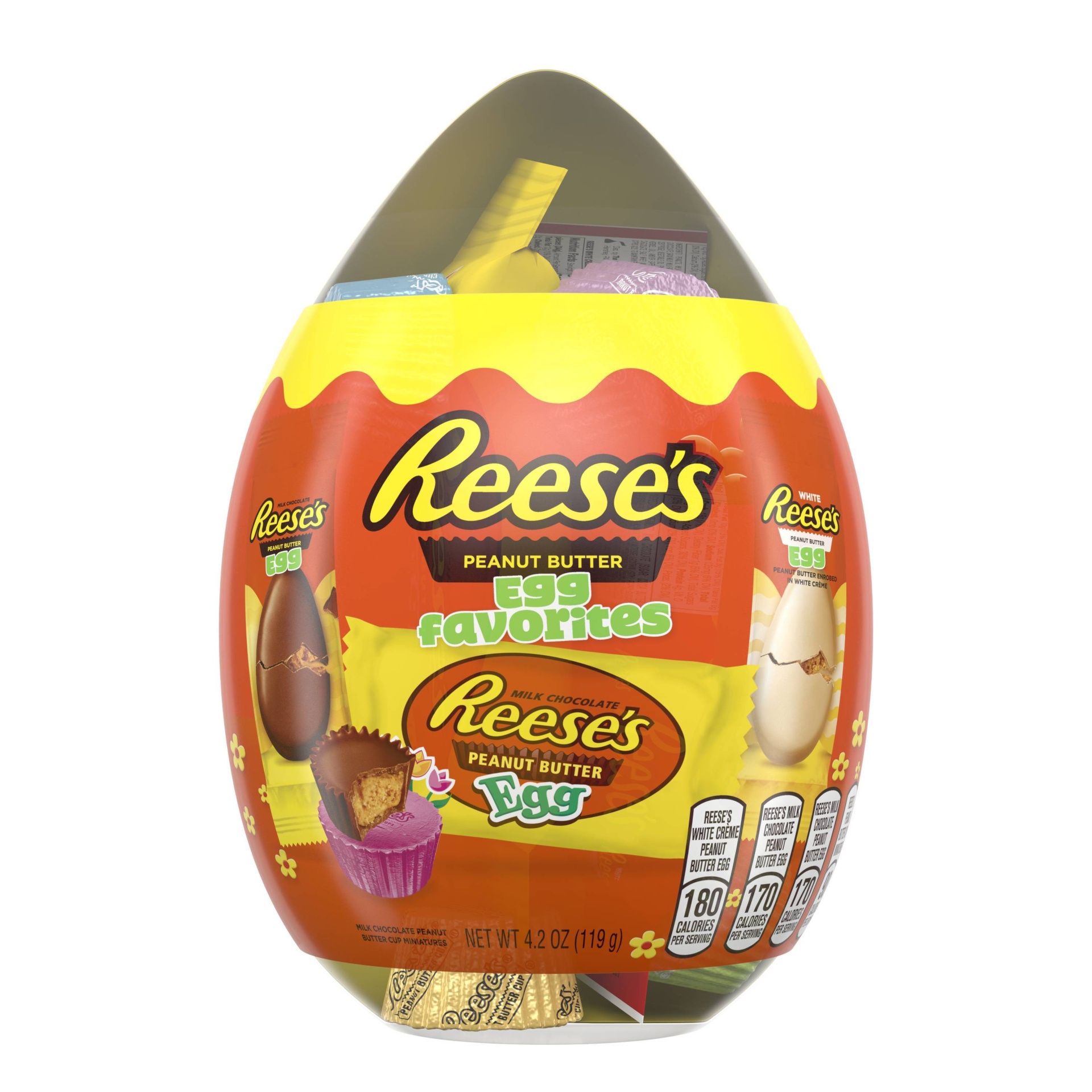 slide 1 of 1, Reese's Miniatures Assorted Novelty Easter Eggs, 4.2 oz