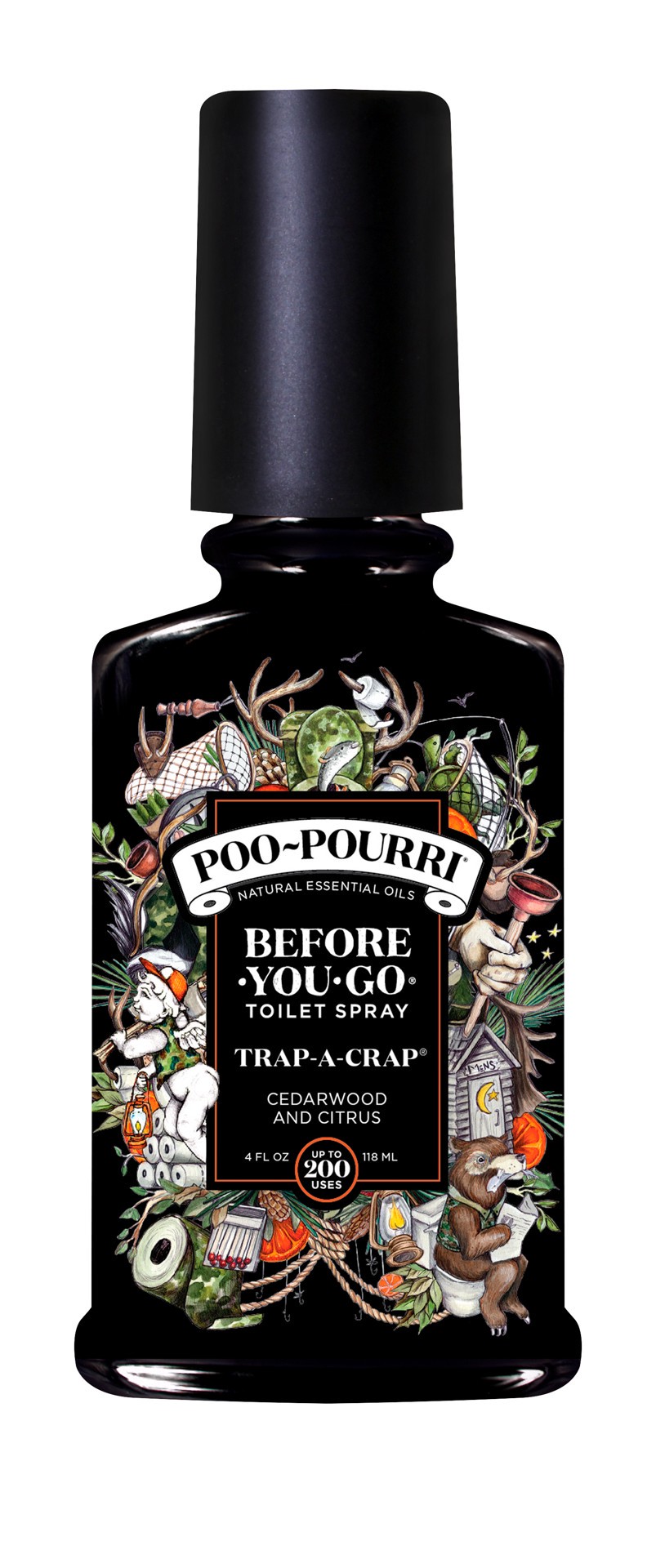 slide 1 of 1, Poo-Pourri Before-You-Go Toilet Spray, Trap-A-Crap,, 4 oz