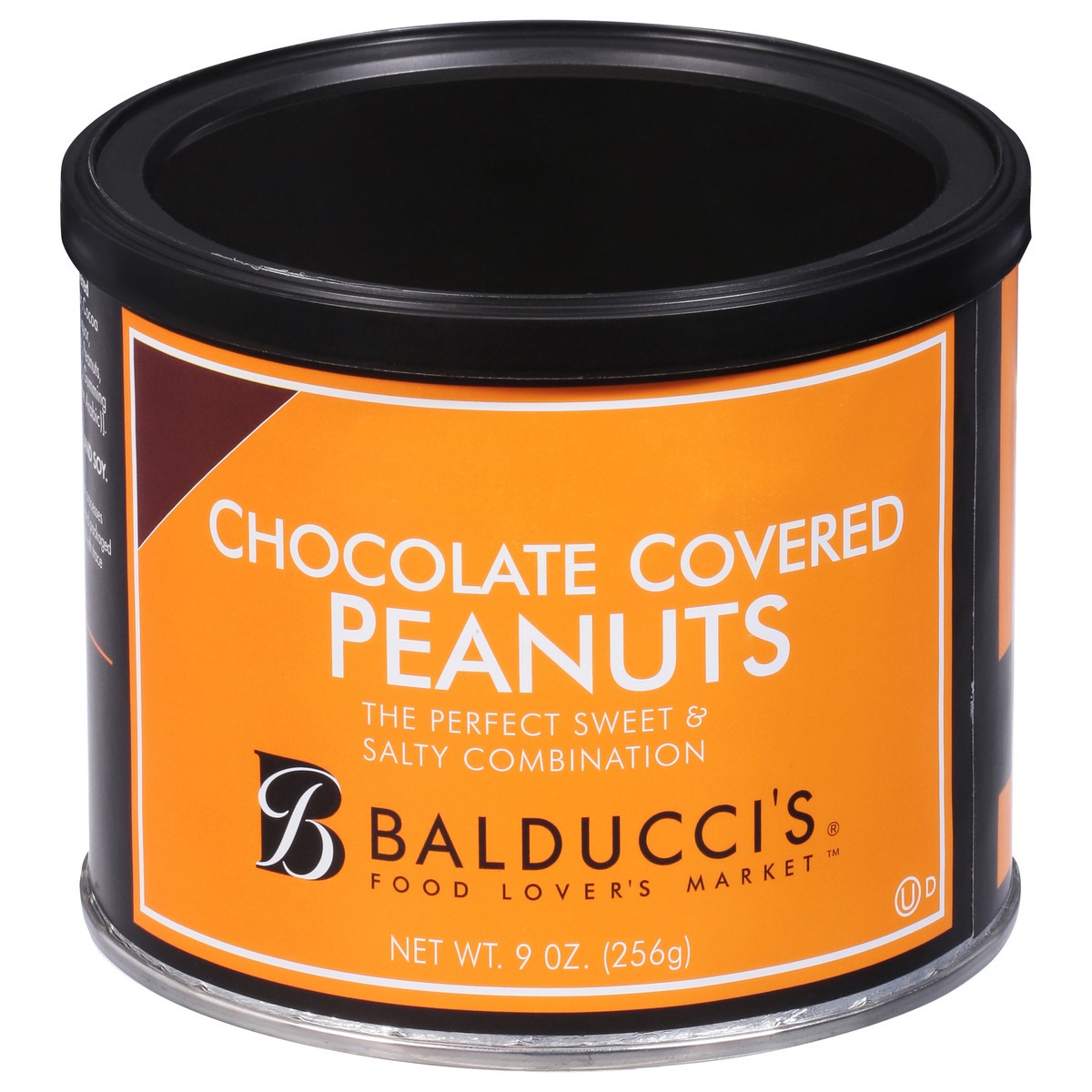 slide 2 of 4, Bal Peanuts Choc Cover Tin, 9 oz