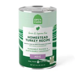 OPEN FARM Homestead Turkey Pâté for Dogs 12.5 oz