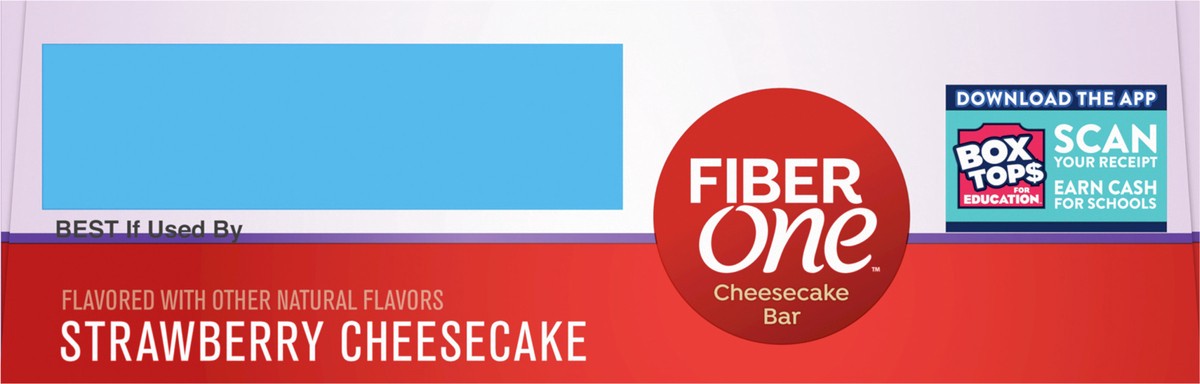 slide 4 of 13, Fiber One Cheesecake Bars, Strawberry Cheesecake, Snack Bars, 6.75 oz, 5 ct, 5 ct