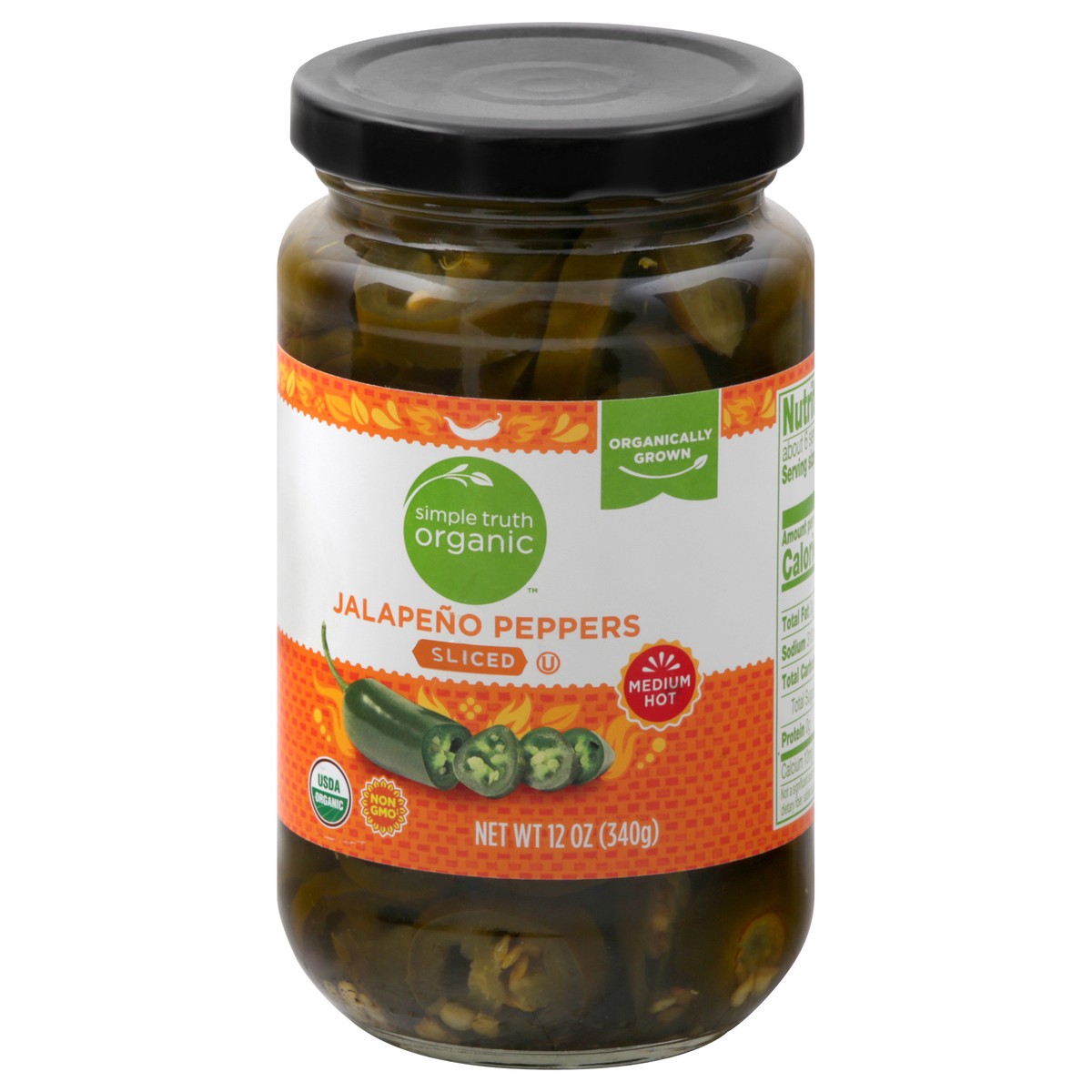 slide 3 of 13, Simple Truth Organic Sliced Jalapeno Peppers 12 oz, 12 oz