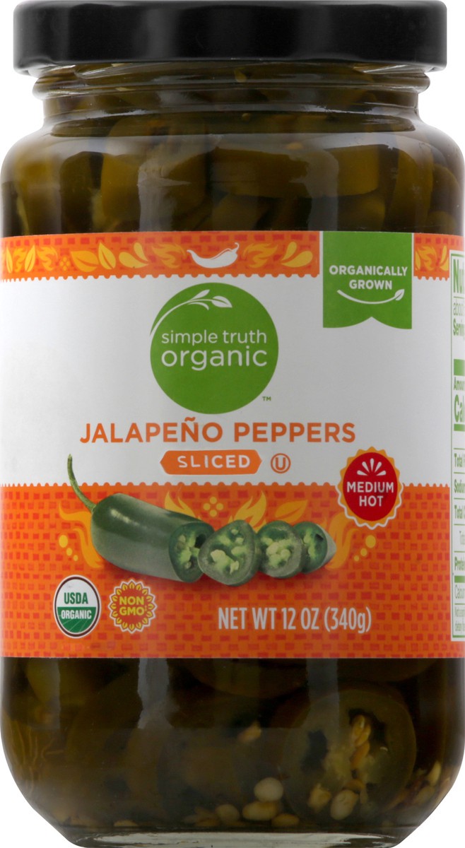 slide 5 of 13, Simple Truth Organic Sliced Jalapeno Peppers 12 oz, 12 oz