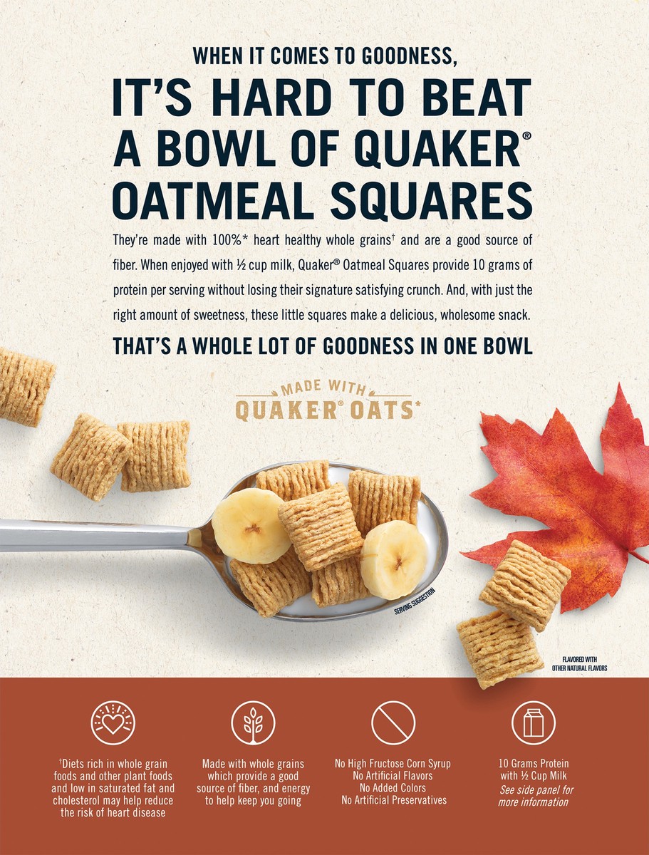 slide 2 of 5, Quaker Oatmeal Squares, 14.5 oz