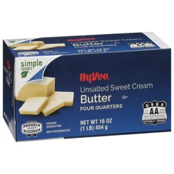Hy-vee Unsalted Sweet Cream Butter