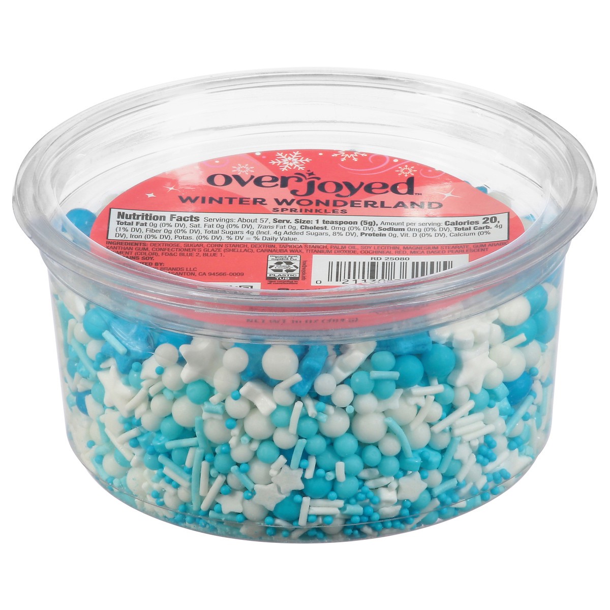 slide 3 of 4, Overjoyed Sprinkles Winter Wonderland Tub 10 Oz - 10 Oz, 10 oz