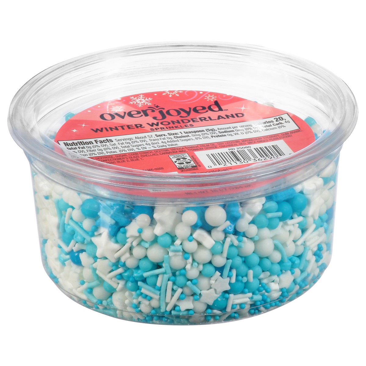 slide 4 of 4, Overjoyed Sprinkles Winter Wonderland Tub 10 Oz - 10 Oz, 10 oz