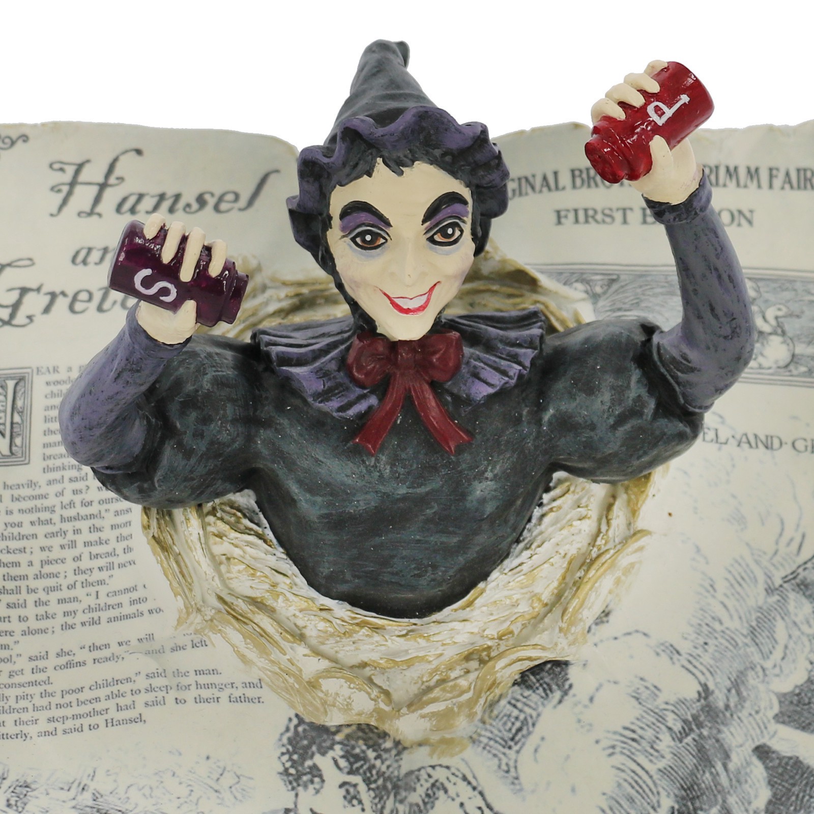 slide 3 of 4, 7" Hansel & Gretel Witch Tabletop Book By Ashland, 7 in