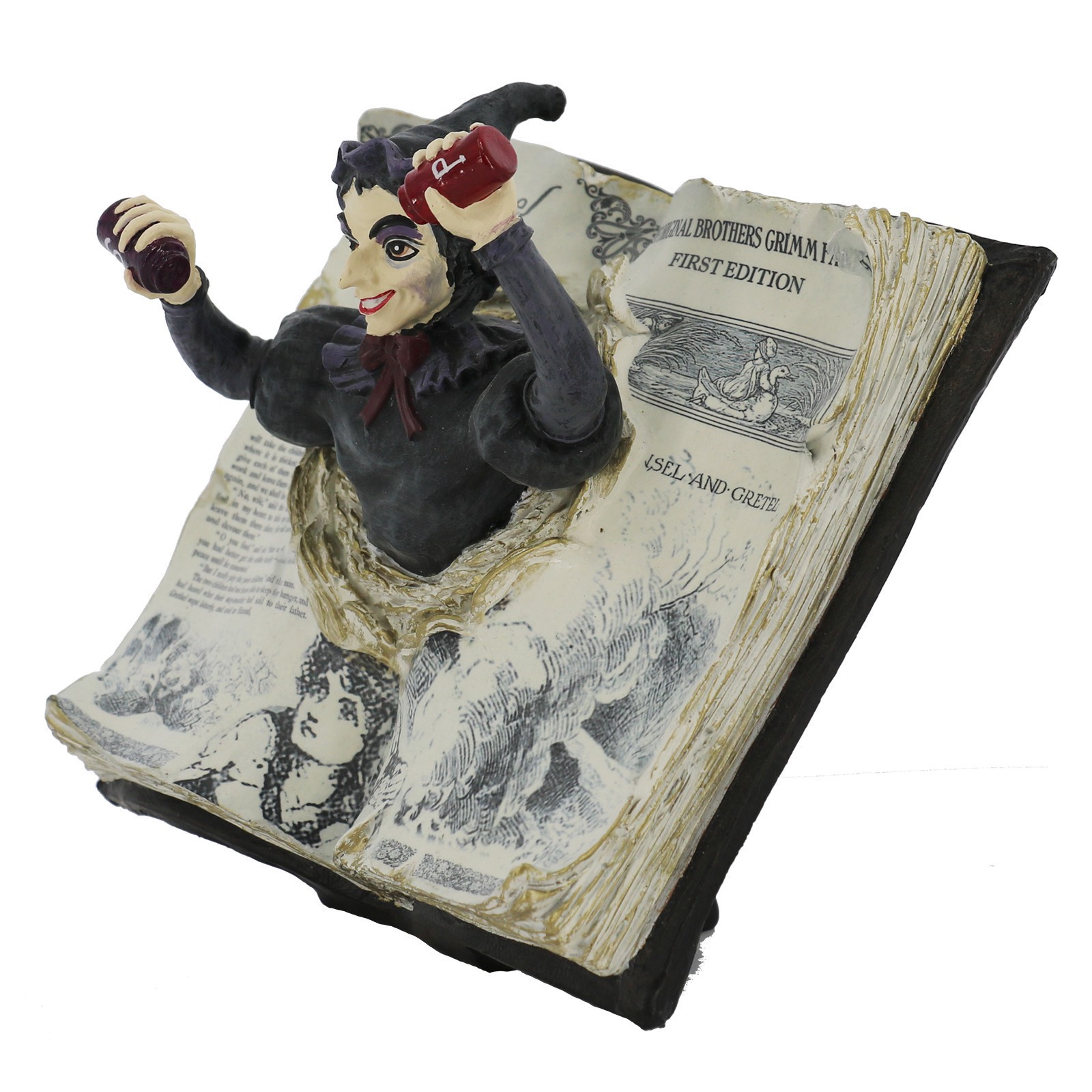 slide 2 of 4, 7" Hansel & Gretel Witch Tabletop Book By Ashland, 7 in