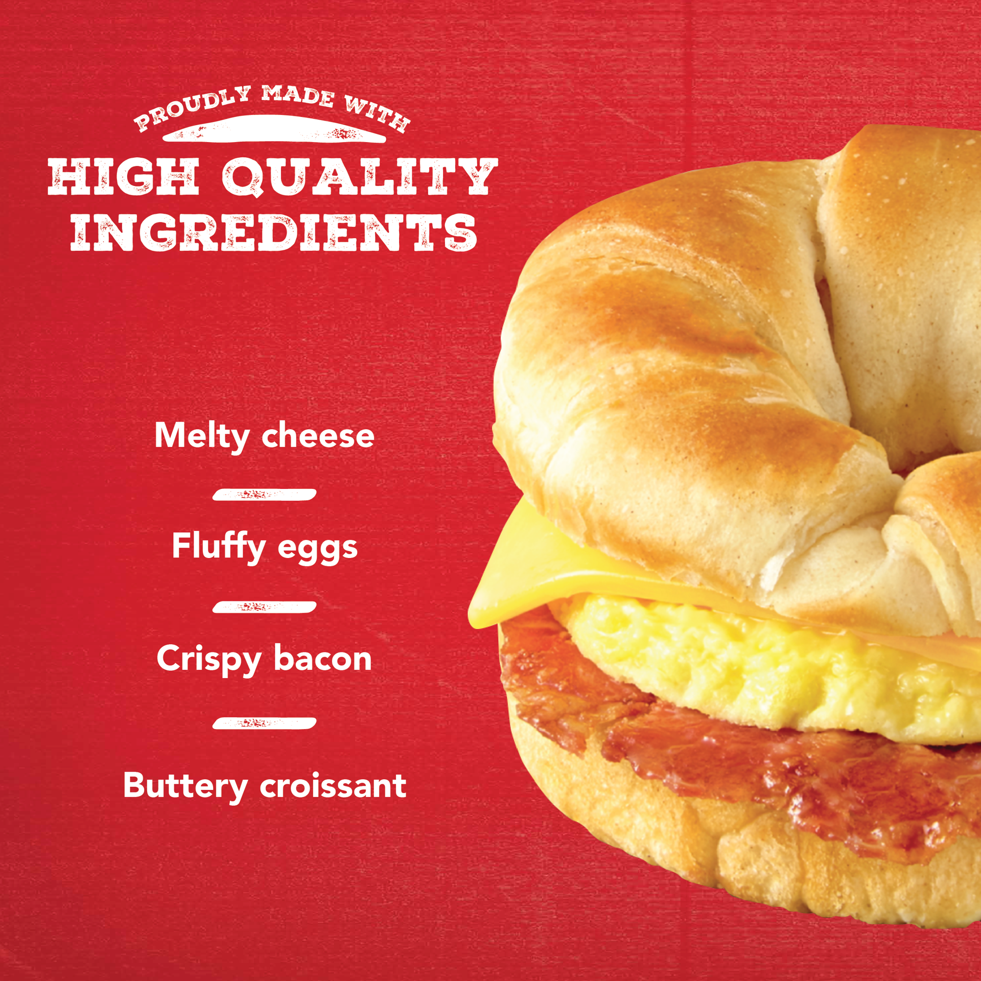 slide 7 of 10, Jimmy Dean Croissant Breakfast Sandwiches with Bacon, Egg, and Cheese, Frozen, 8 Count, 816.47 g