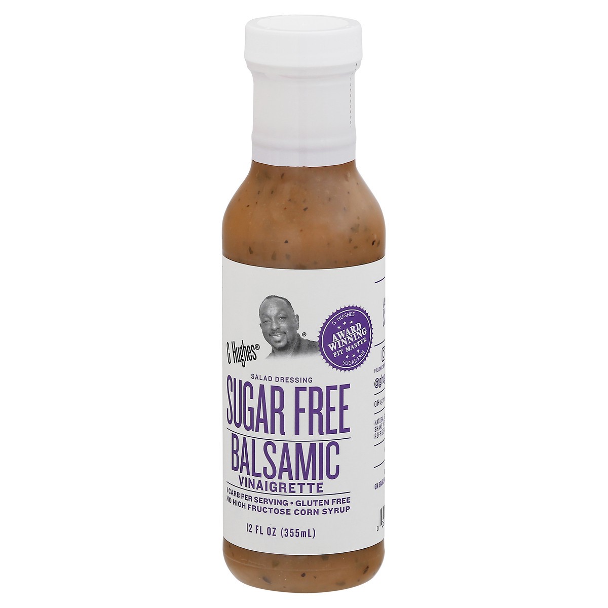 slide 2 of 13, G Hughes Sugar Free Balsamic Vinaigrette 12 fl oz, 12 oz