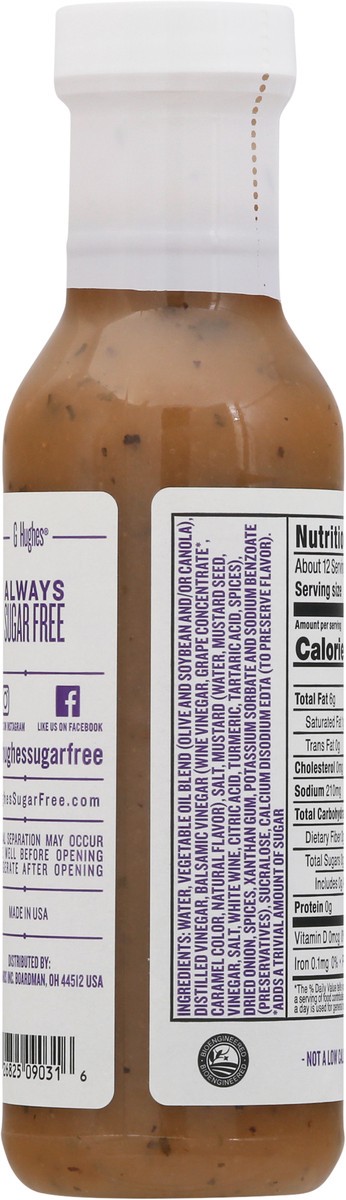 slide 4 of 13, G Hughes Sugar Free Balsamic Vinaigrette 12 fl oz, 12 oz