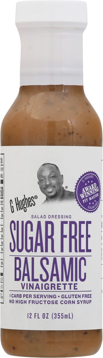 slide 11 of 13, G Hughes Sugar Free Balsamic Vinaigrette 12 fl oz, 12 oz
