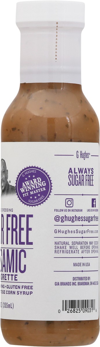 slide 7 of 13, G Hughes Sugar Free Balsamic Vinaigrette 12 fl oz, 12 oz