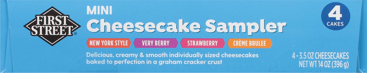 slide 7 of 13, First Street Assorted Cheesecake, 14 oz