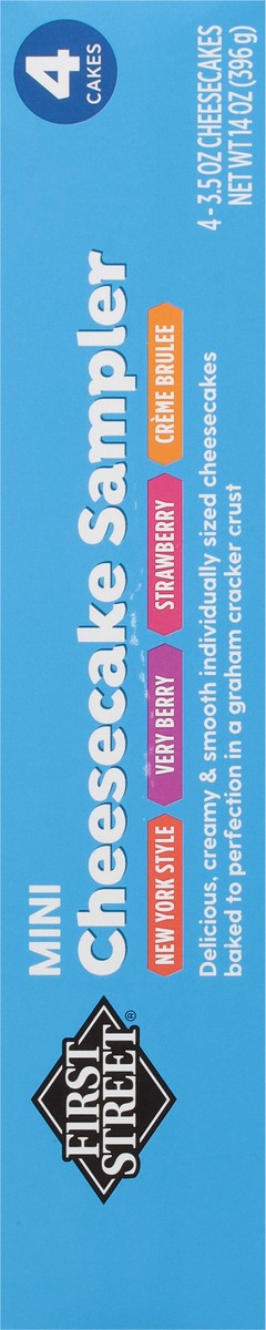 slide 3 of 13, First Street Assorted Cheesecake, 14 oz