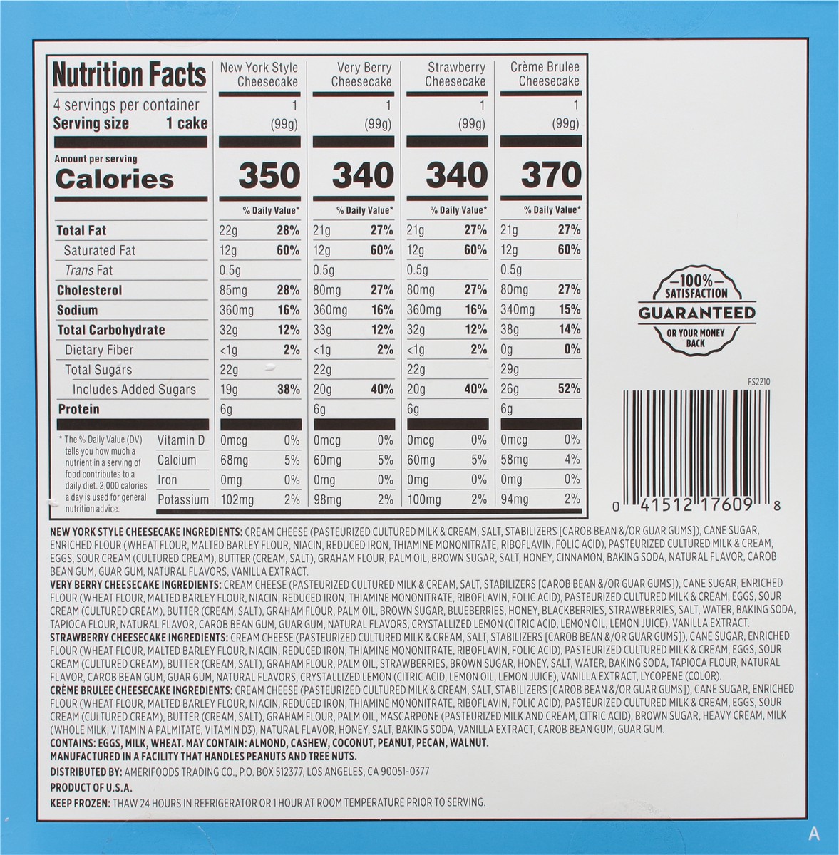 slide 5 of 13, First Street Assorted Cheesecake, 14 oz