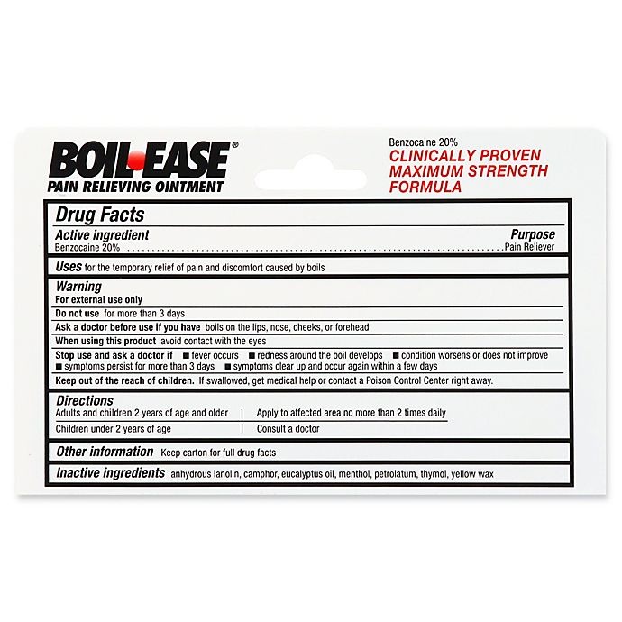 slide 2 of 2, Boil-Ease Pain Relieving Ointment, 1 oz