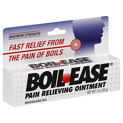 slide 1 of 2, Boil-Ease Pain Relieving Ointment, 1 oz