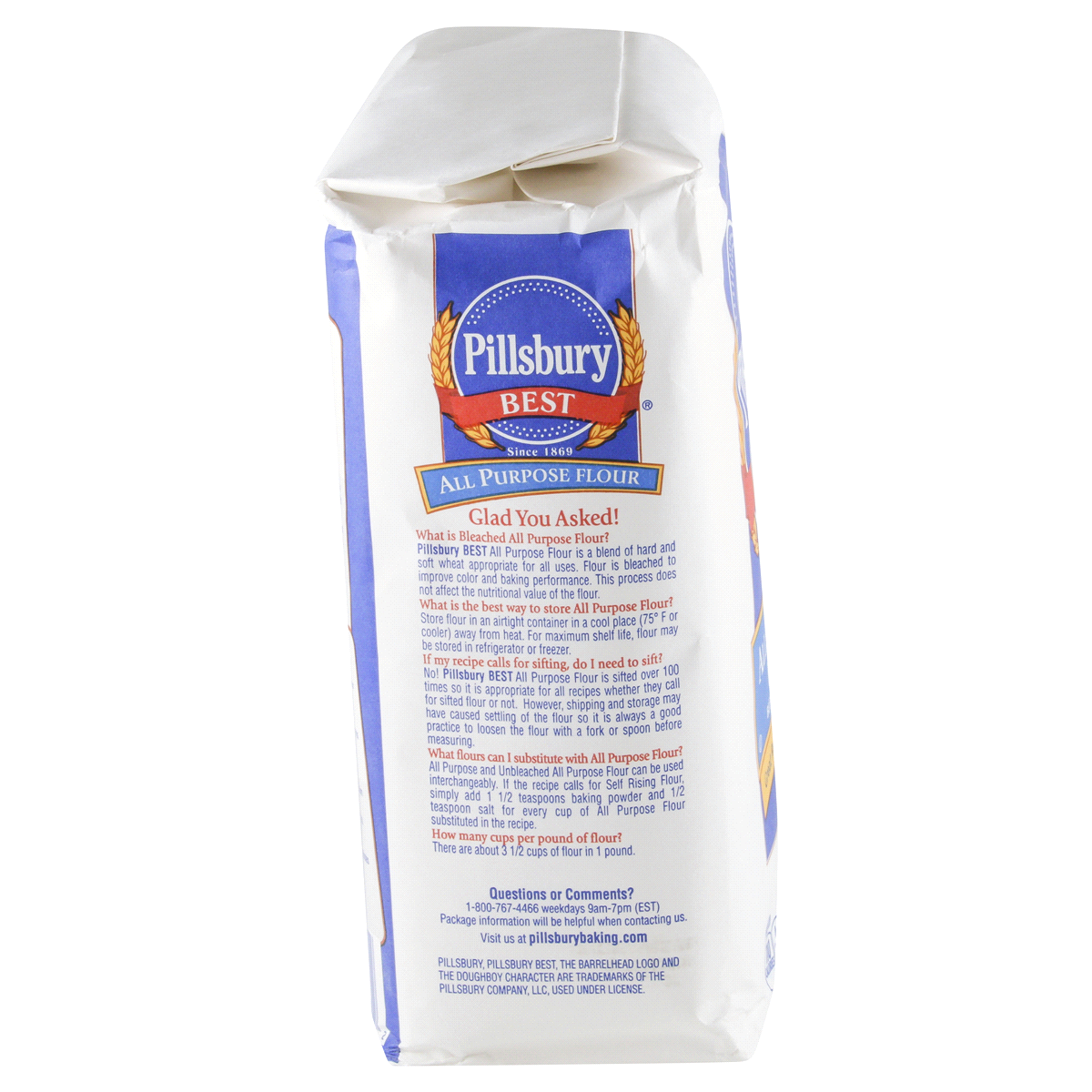 slide 2 of 4, Pillsbury Flour Plain, 5 lb