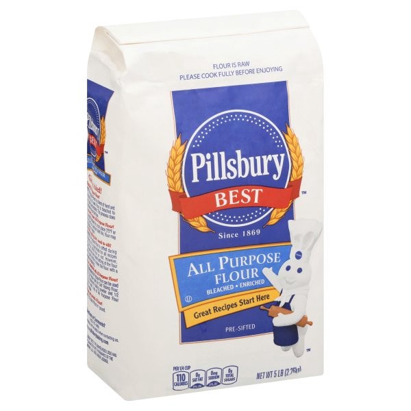 slide 1 of 4, Pillsbury Flour Plain, 5 lb