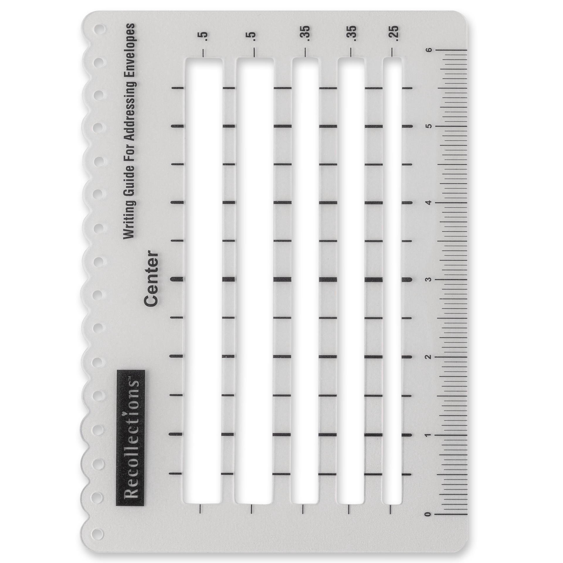 slide 5 of 5, Address Writing Guide By Recollections, 5 in x 7 in