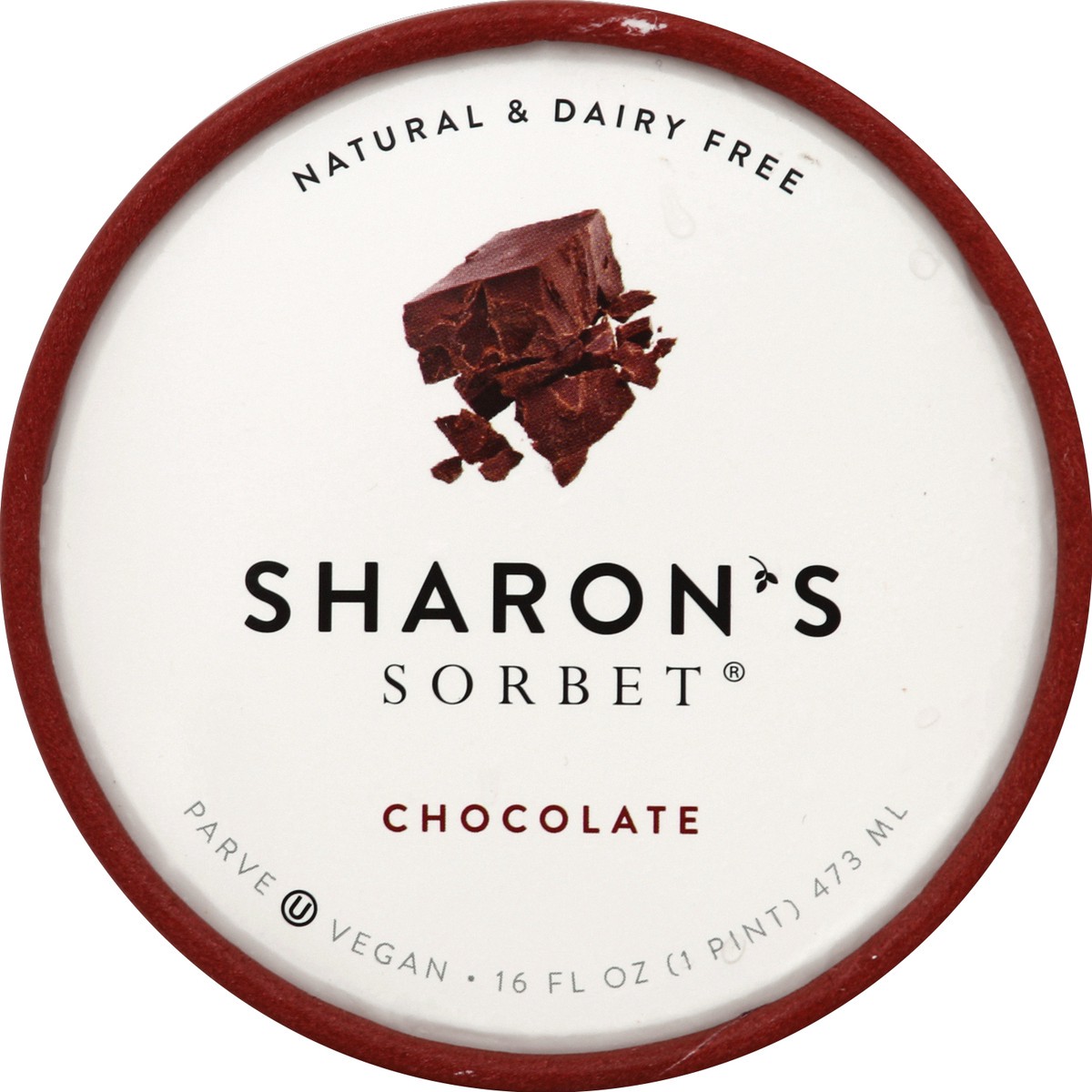 slide 2 of 3, Sharon's Dutch Chocolate Sorbet, 16 fl oz