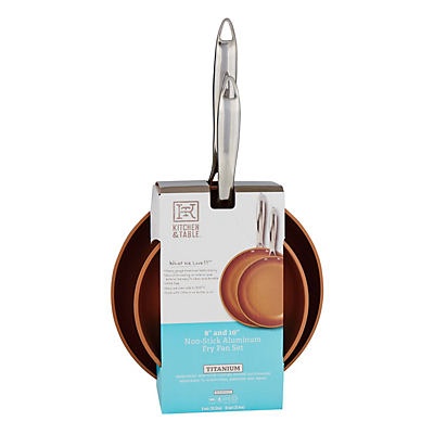 slide 1 of 1, H-E-B Kitchen & Table Copper Fry Pan, 1 ct