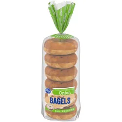 Kroger Onion Pre-Sliced Bagels