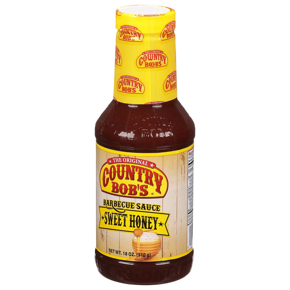 slide 7 of 9, Country Bob's Sweet Honey BBQ Sauce, 18 oz