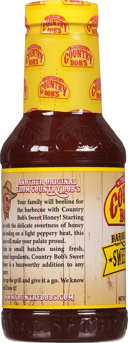 slide 3 of 9, Country Bob's Sweet Honey BBQ Sauce, 18 oz