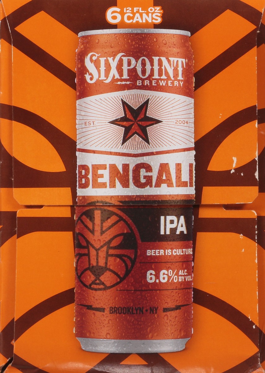 slide 8 of 9, Sixpoint Brewery Bengali India Pale Ale, 6 ct