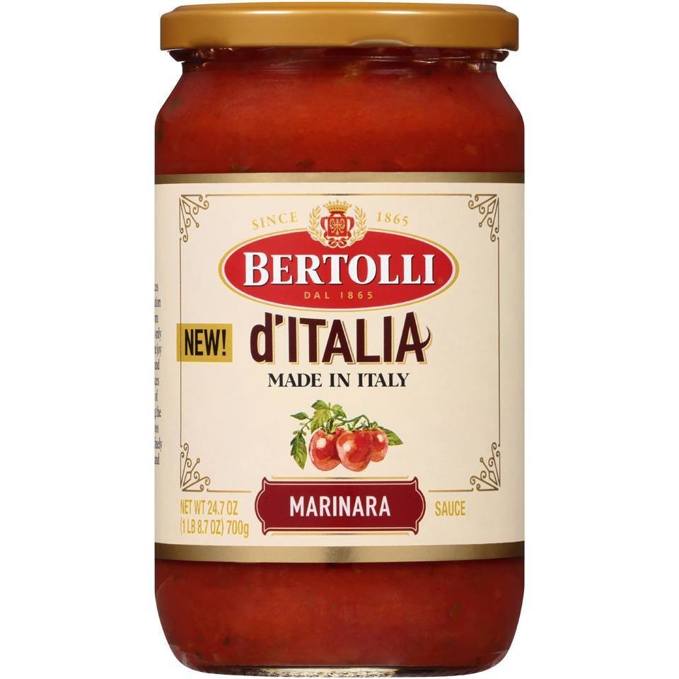 slide 1 of 1, Bertolli D'Italia Marinara Sauce 24.7 oz, 24.7 oz