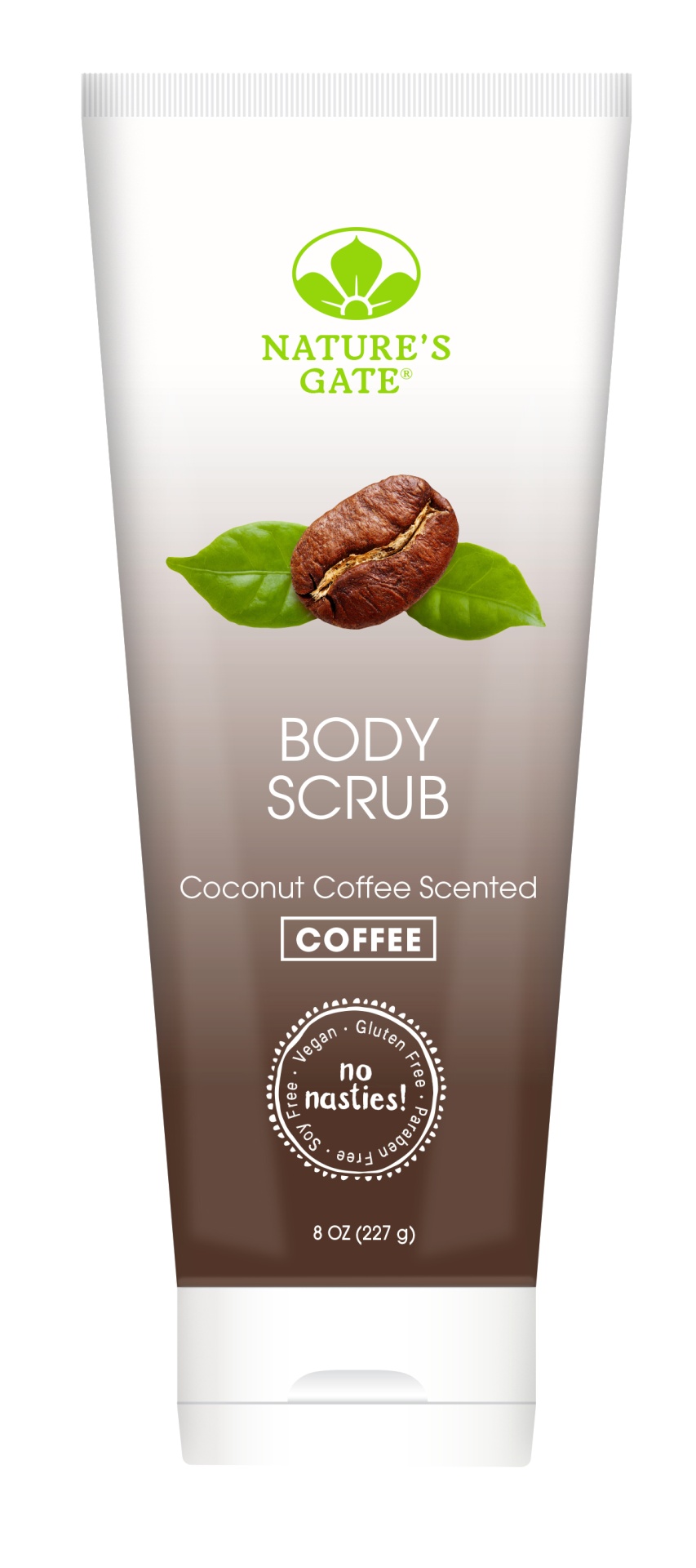 slide 1 of 1, Nature's Gate Coffee Body Scrub, 8 oz