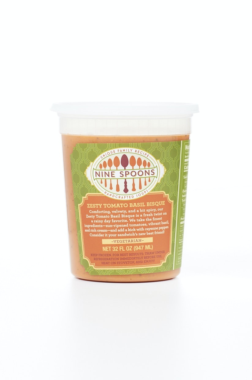 slide 1 of 1, 9 Spoons Tomato Bisque Soup, 32 oz