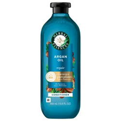 Herbal Essences Argan Oil Paraben Free Conditioner, Hair Repair, 13.5 fl oz, with Certified Camellia Oil and Aloe Vera, For All Hair Types, Especially Damaged Hair