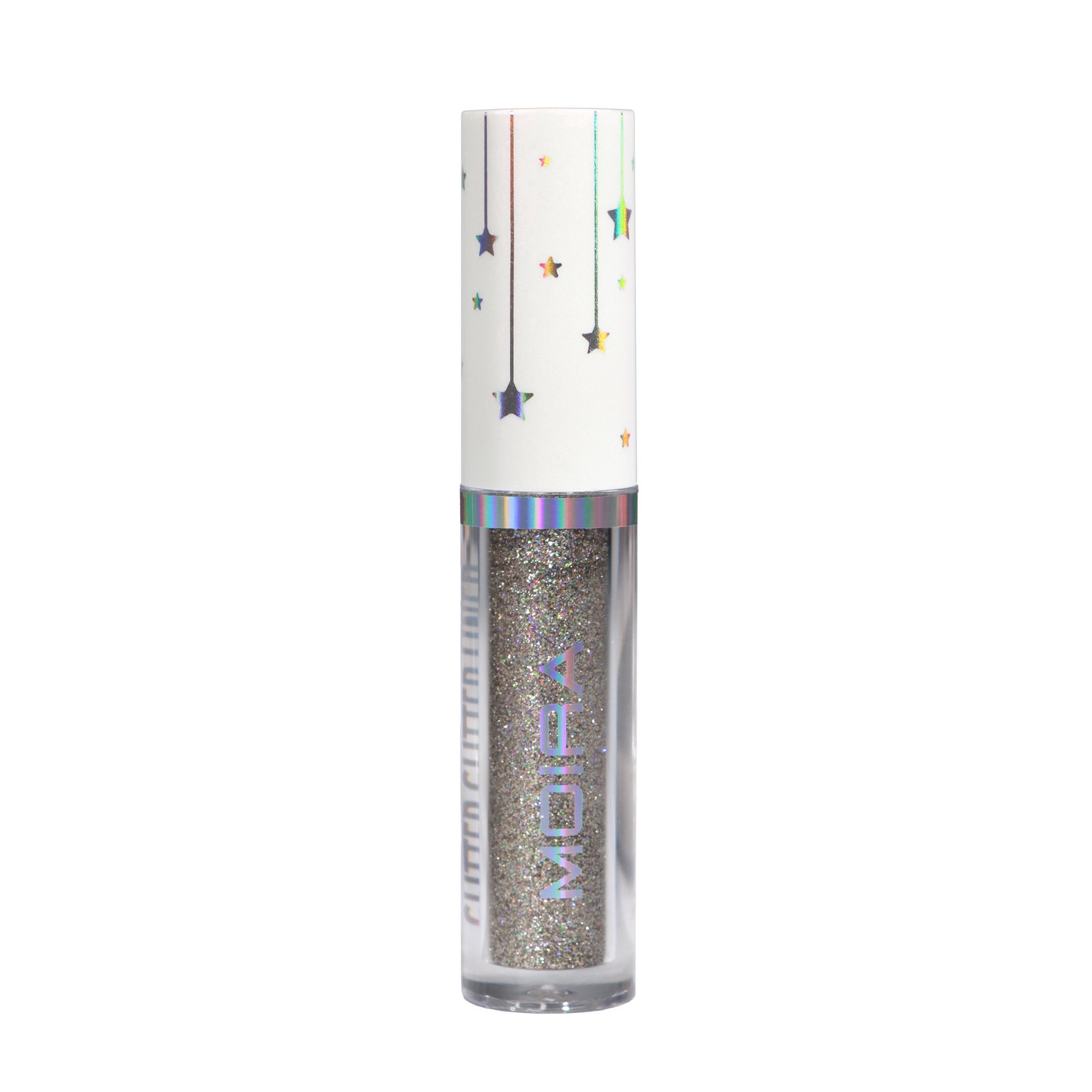 slide 1 of 1, Moira Glitter Glitter Liner - Silver Charm, 1 ct