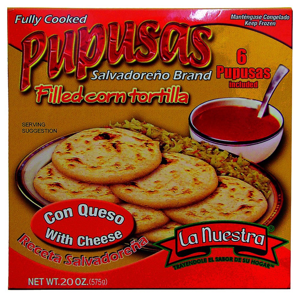 slide 1 of 1, La Nuestra Pupusa Con Queso, 6 ct