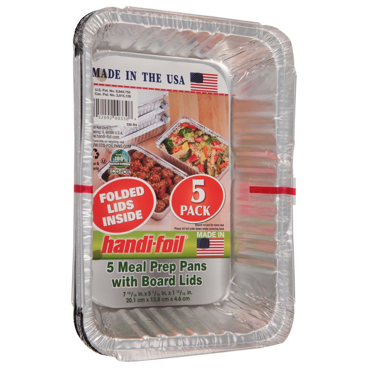 slide 2 of 9, Handi-foil Storage Containers with Board Lids, 5 ct