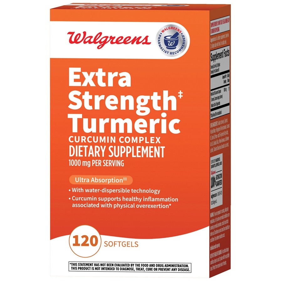 Walgreens Extra Strength Turmeric Curcumin Complex 120 ct Shipt