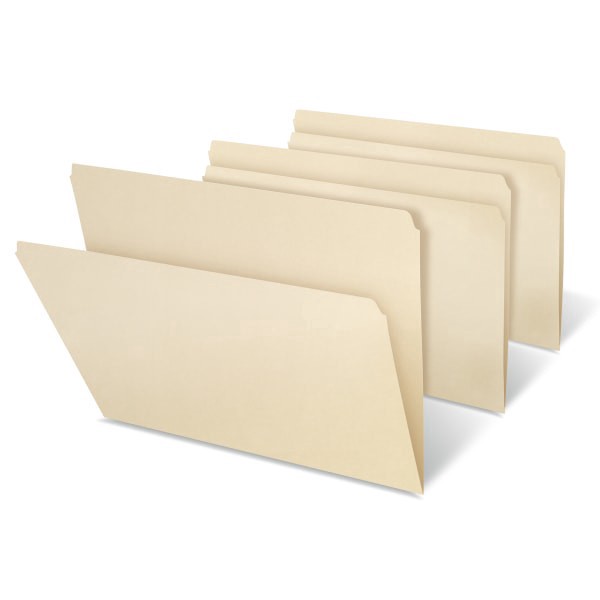 slide 2 of 3, Office Depot Brand Manila File Folders, 3/4"" Expansion, Straight Cut, Letter Size, Pack Of 100 Folders, 100 ct