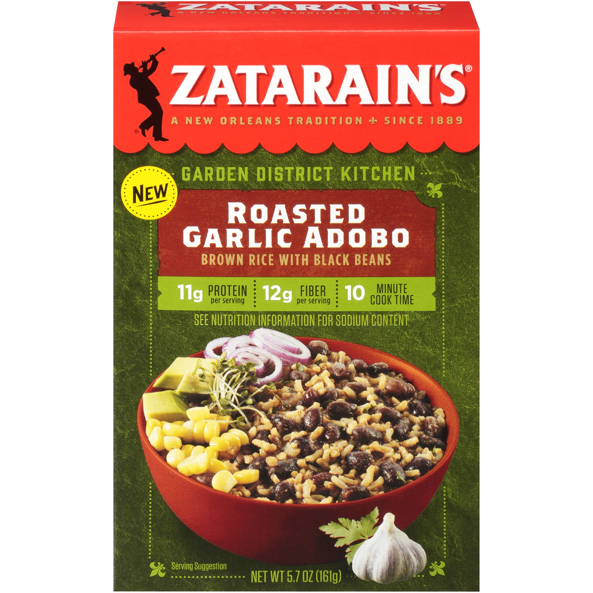 Zatarain's Garden District Kitchen Roasted Garlic Adobo Brown Rice