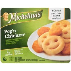 Michelina's Pop'n Chicken Nuggets and Wagon Wheel Potatoes - 4.5 oz