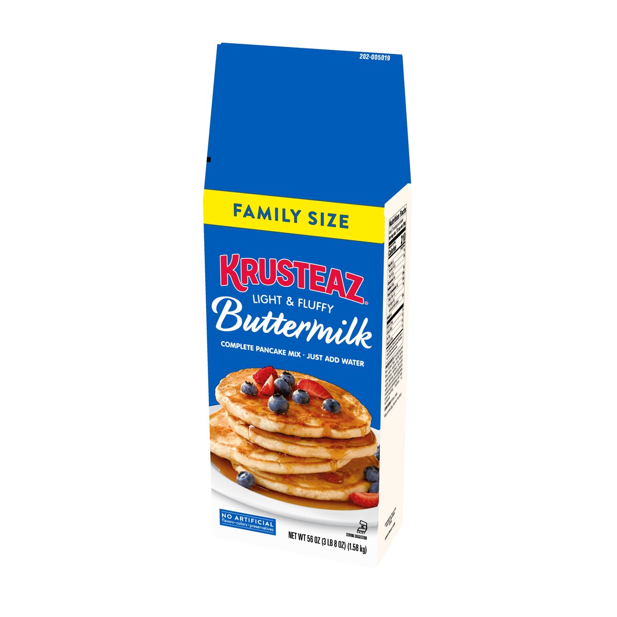 slide 3 of 9, Krusteaz Pancake Mix, 56 oz